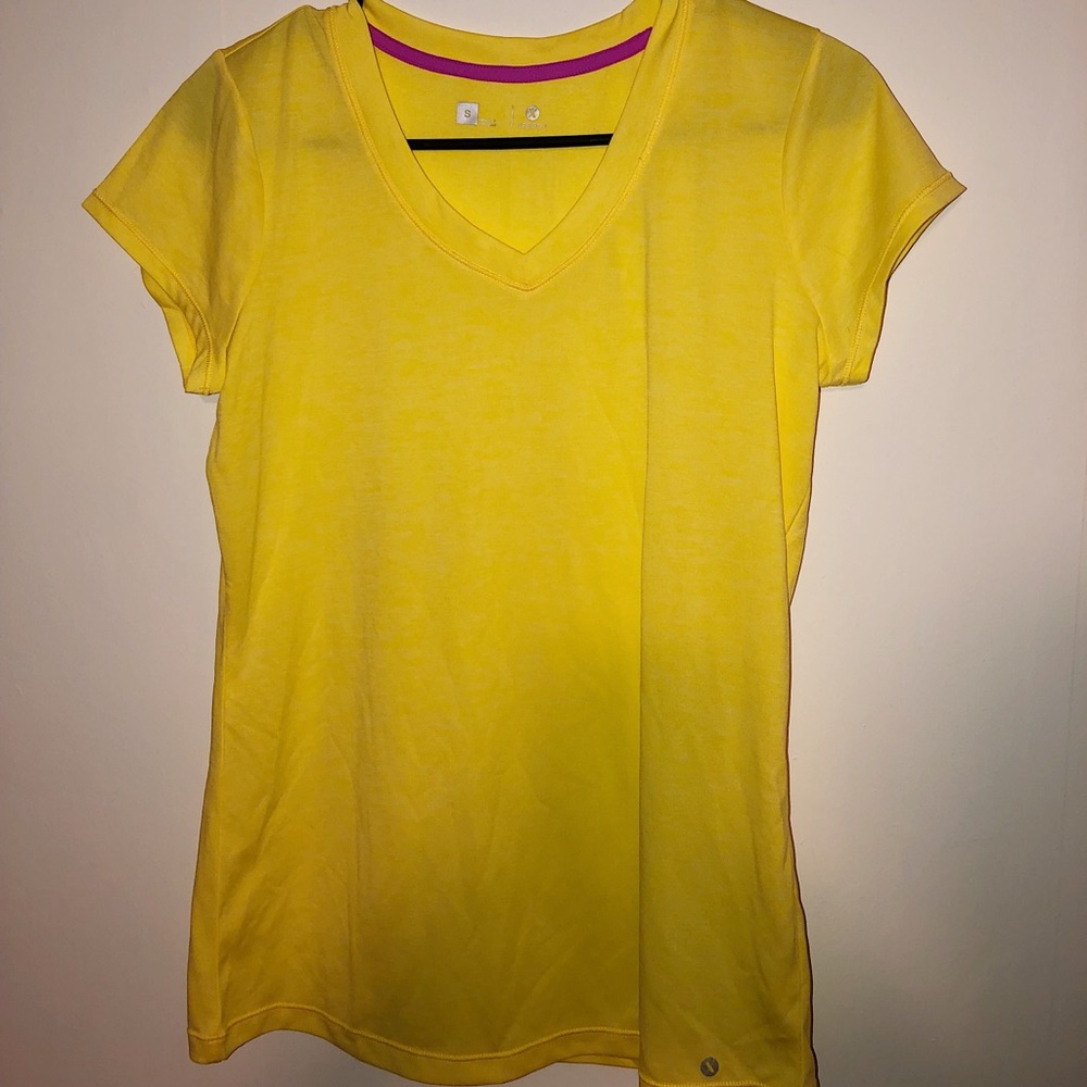 Yellow Workout Shirt